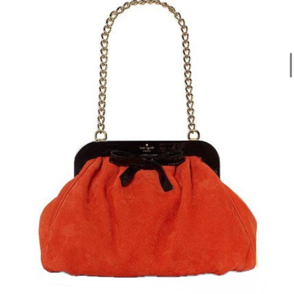 Kate Spade New York x Garance Doré Fall 2012 Collection Orange and Black Bow Bag
